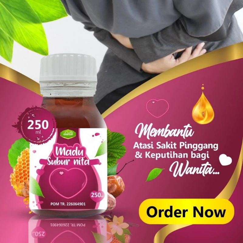 

MADU PENYUBUR KANDUNGAN, ANTI KANKER, MENGATASI KEPUTIHAN, MENINGKATKAN VITALITAS