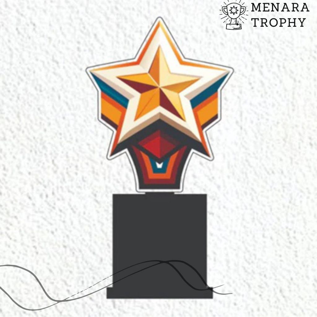 Piala Bintang Akrilik Custom Piala Juara Piala Bintang Akrilik Custom