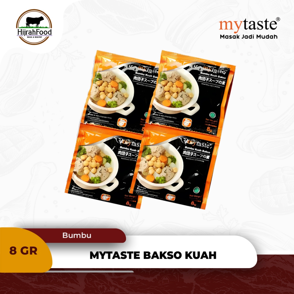 

MyTaste Bumbu Kuah Bakso Sachet | Beef Meatballs Broth Seasoning