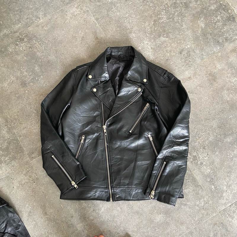 Spao Casual Ramones Bikers Leather Jacket