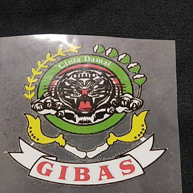 

DTF sablon setrika stiker sablon kaos logo ormas gibas isi 3 pcs