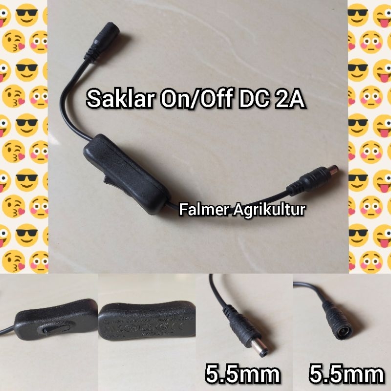 SAKLAR ON / OFF DC 2A