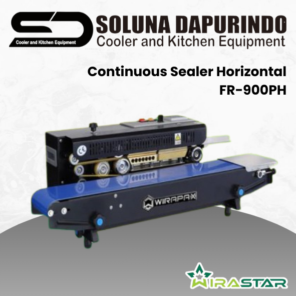 WIRAPAX Continuous Sealer Horizontal FR-900PH / FR900PH / FR 900PH