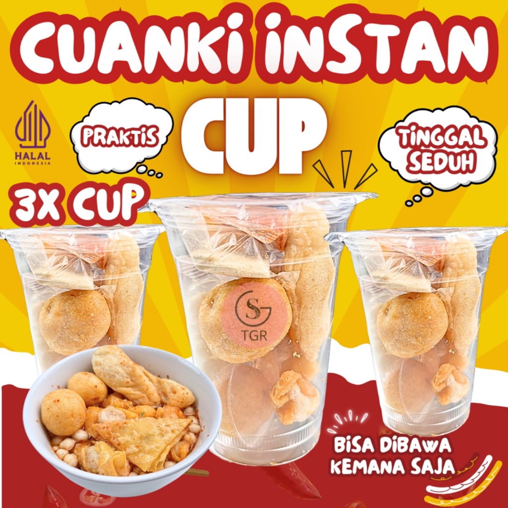 

CUANKI INSTAN KEMASAN CUP ISI 3 - KEMASAN PRAKTIS