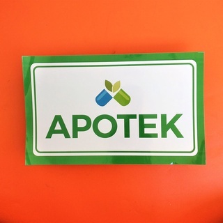 

Stiker Apotek/Stiker Vinyil 1931/Stiker Farmasi