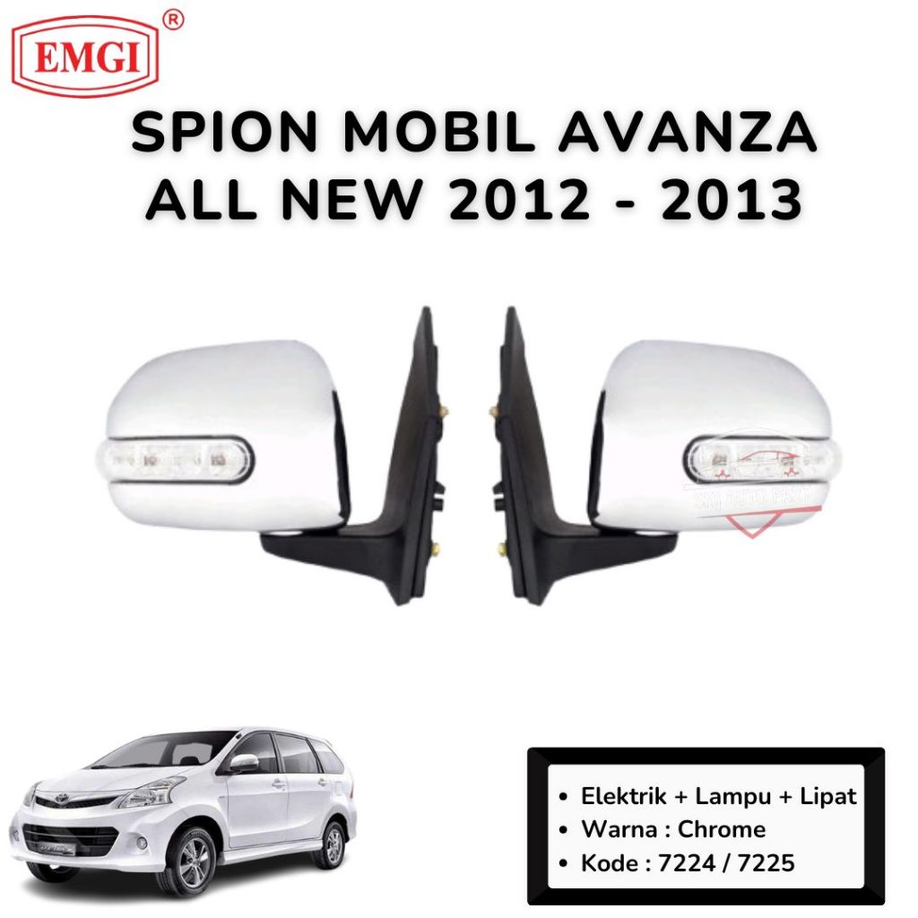 EMGI - SPION MOBIL AVANZA ALL NEW 2012 - 2013 - ELEKTRIK + LAMPU + LIPAT