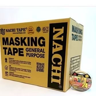 

MASKING TAPE NACHI 24MM/48MM/ISOLASI KERTAS 1 INCH /2 INCH