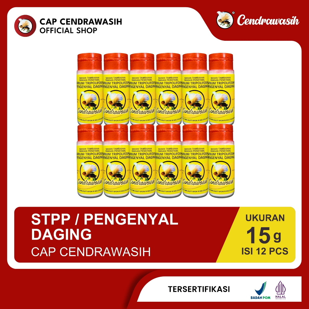 

Cap Cendrawasih Pengenyal Daging 15gr - LUSIN