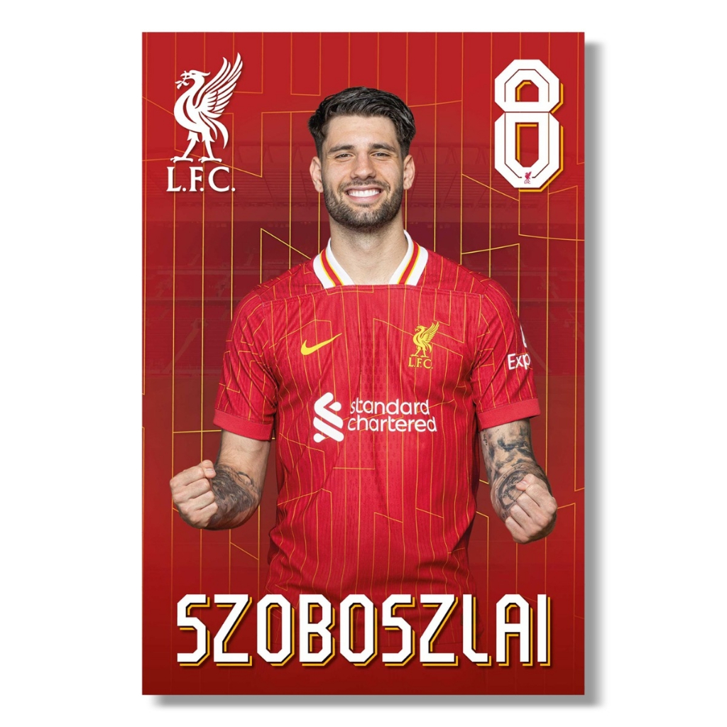 Liverpool FC  24/25 Szoboszlai Poster  - Official LFC Accessories Poster