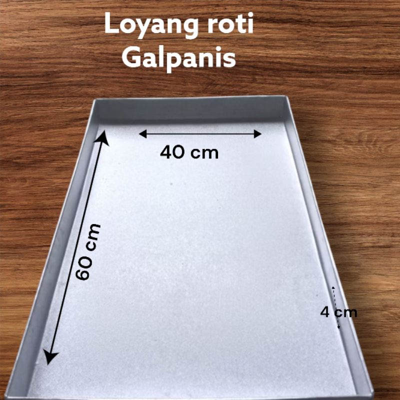 Loyang Kue ukuran 40 x 60 x 4 CM / Loyang Roti / Loyang Oven / Loyang Kue Kering