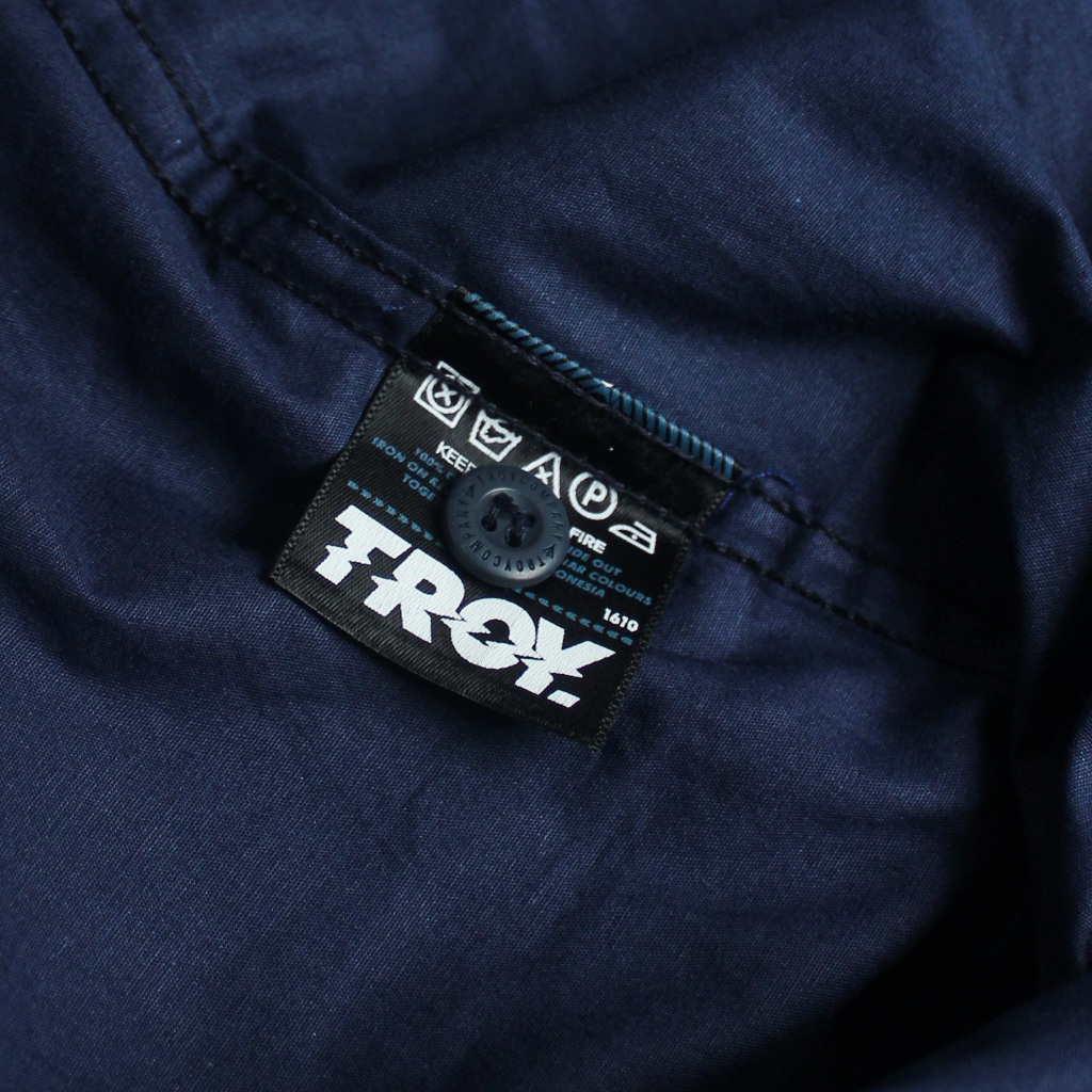 Troy Company Short Shirt Navy Lizard - Kemeja Lengan Pendek Pria Biru Navy KMJ 2943