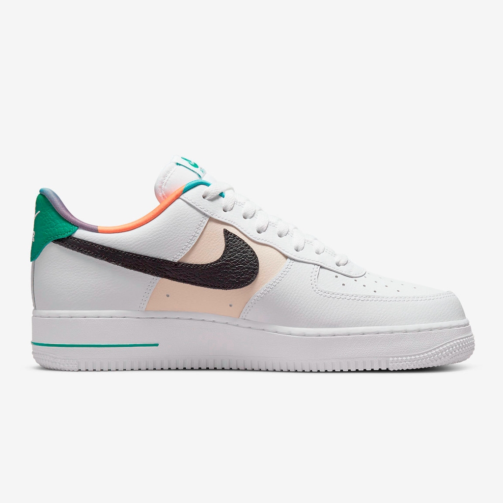 Sepatu Air Force 1 07 Lv8 Embedded White Green