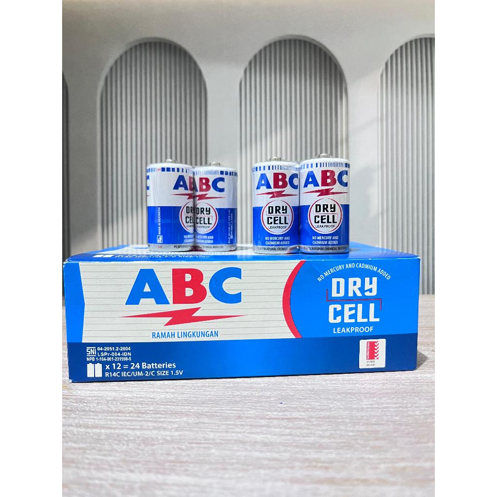 Baterai ABC Tanggung R14C | BATERAI ABC SENTER