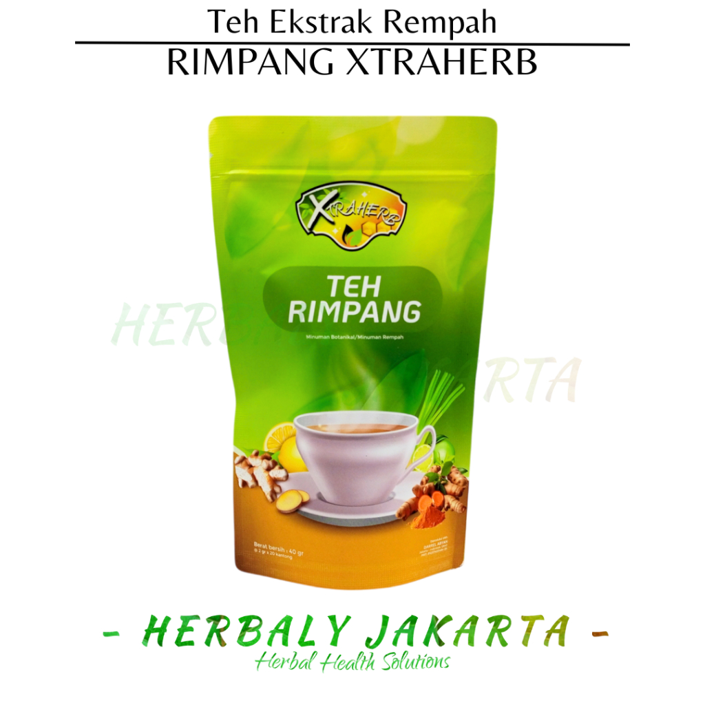 

Xtraherb Teh Rimpang Rempah Jahe Kunyit Lengkuas Sereh Jeruk Nipis Teh Rimpang Instan