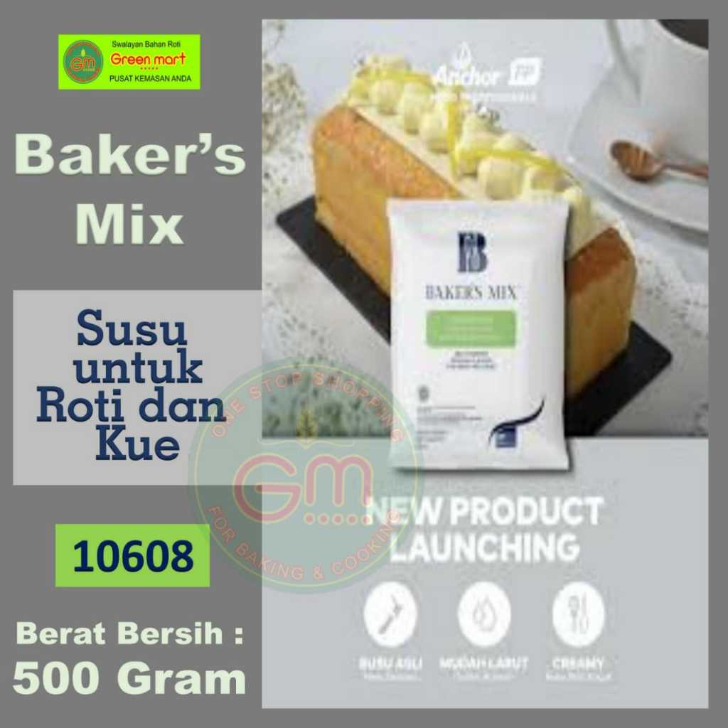 

Susu Bubuk Rasa Original Untuk Roti dan Kue Anchor Baker's Mix 500 Gram Milk Powder. 10608