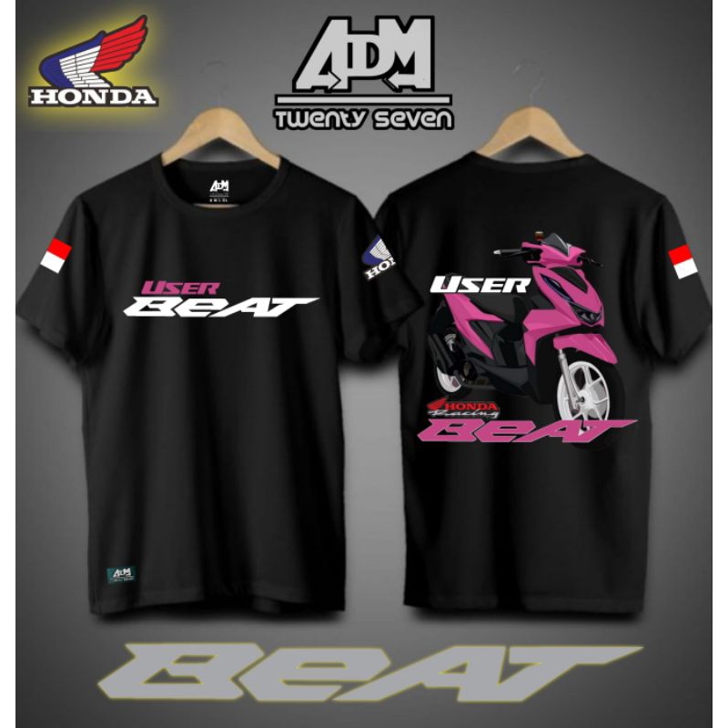 Kaos Honda Beat Deluxe Kaos beat deluxe kaos team beat deluxe Kaos motor beat tshirt Honda Racing
