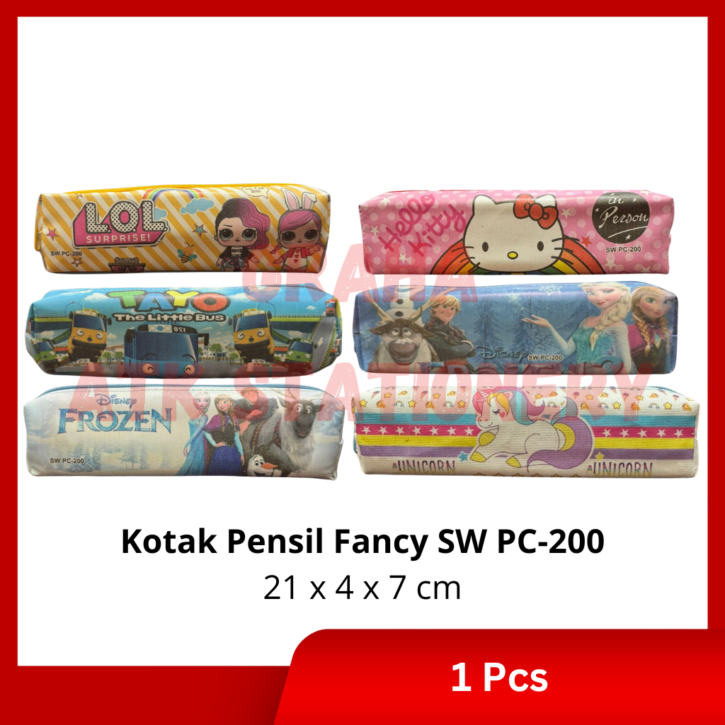 

Kotak Pensil Fancy Sunwell SW PC-200 Murah / Tempat Pensil / Pencil Case Fancy Sunwell SW PC-200 Murah