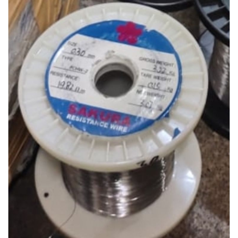 Kawat nikelin bulat 0,3mm 1kg