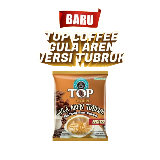 

TOP Coffee Kopi Gula Aren Tubruk Legitzz Renceng 15pcs
