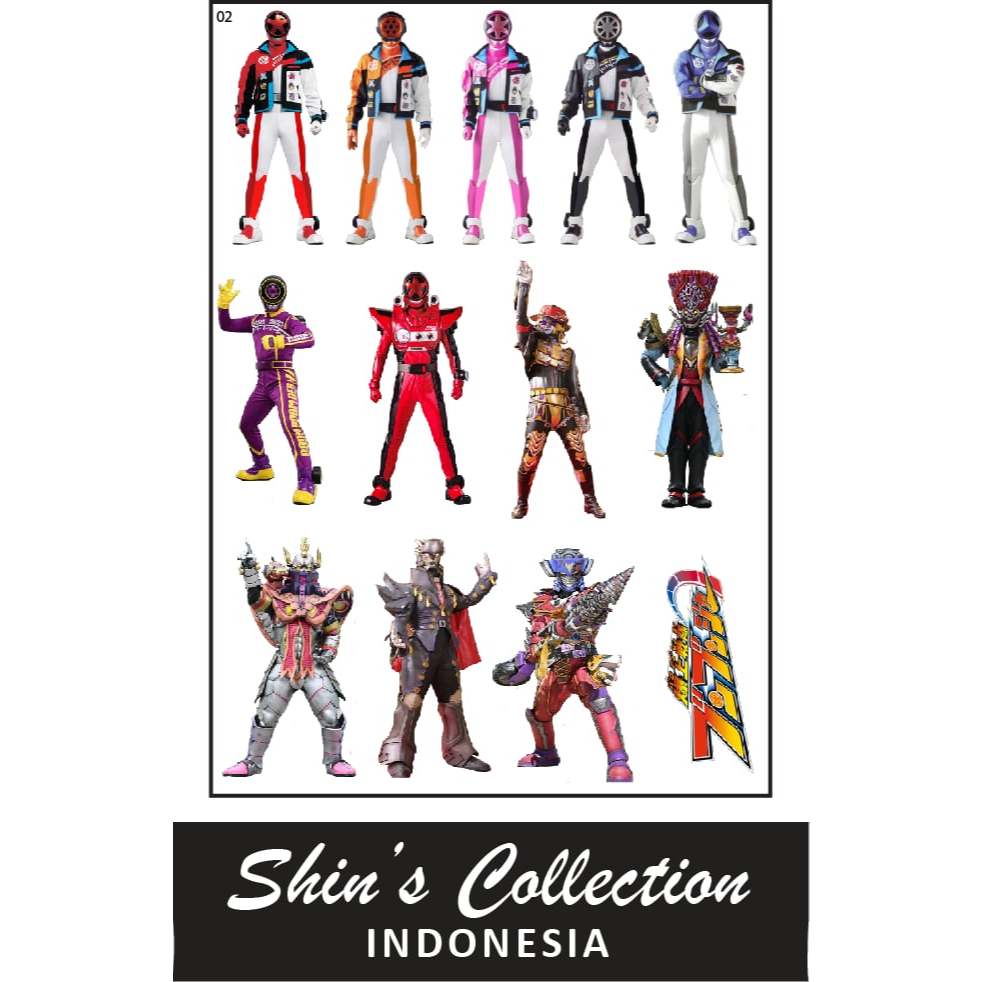 

Sticker stiker Sentai Boombonger 1 pc