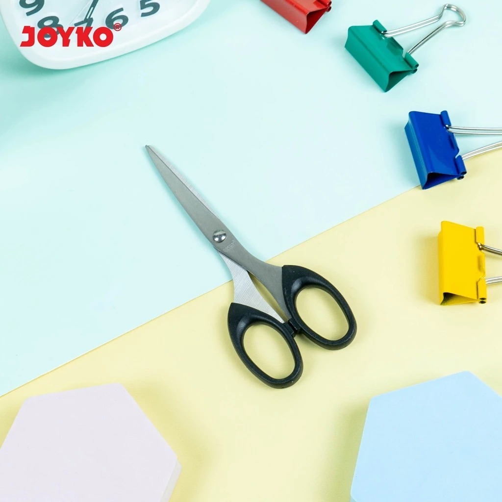 

[ 1 LUSIN] Gunting Scissors Joyko SC-828 838 848 / Gunting Joyko Kecil Sedang Besar / Gunting Kertas Joyko