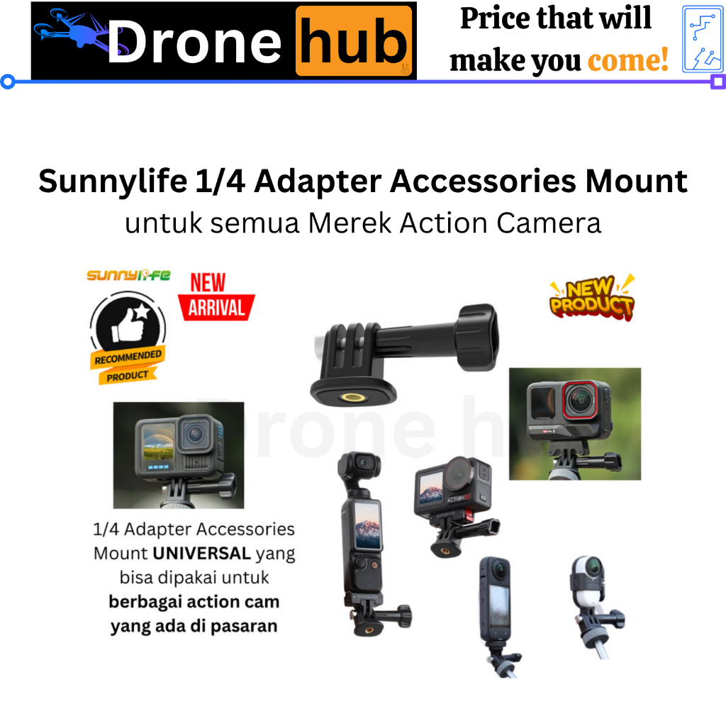 Tripod Mount Adapter Base DJI Osmo Action 6 Osmo Action 5 Pro Mounting DJI Action 4 GoPro Insta 360 