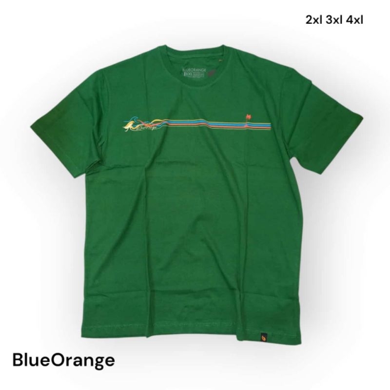 Kaos Bigsize | Kaos Jumbo Original Blue Orange