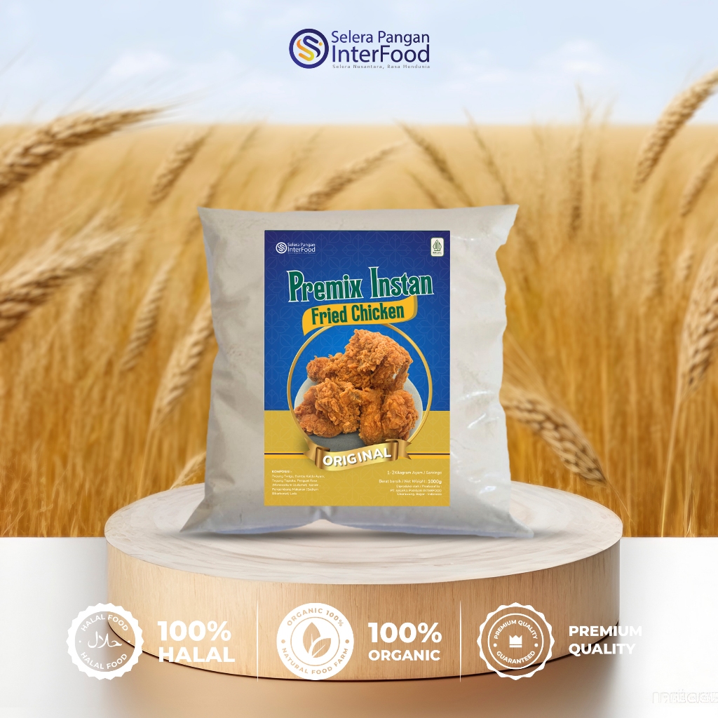 

Bumbu Biang Premix Fried Chicken Crispy 1kg