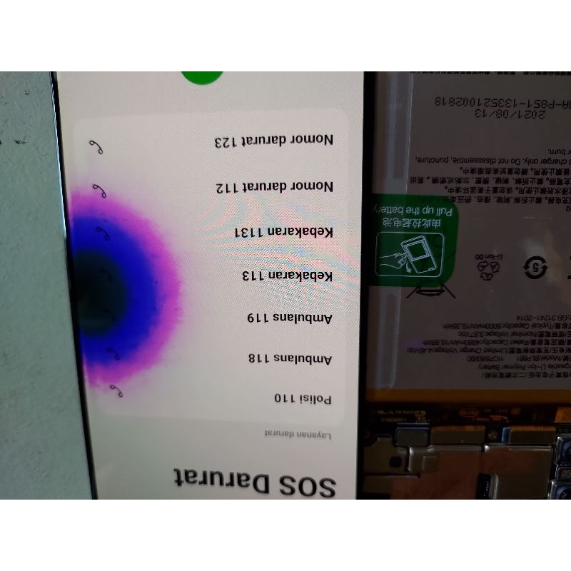 LCD Oppo a74 Ori cabutan Copotan Amoled Normal