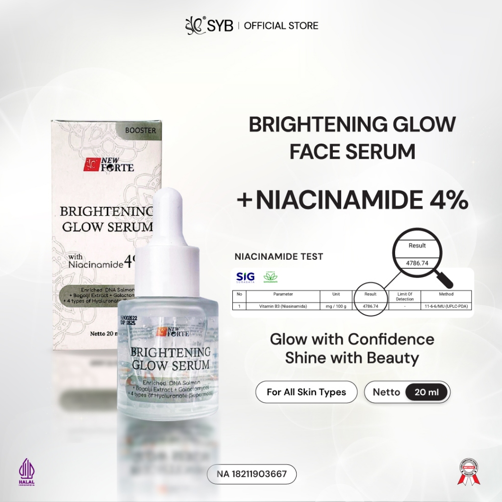 NEW SYB FORTE BOOSTER BRIGHTENING GLOW SERUM