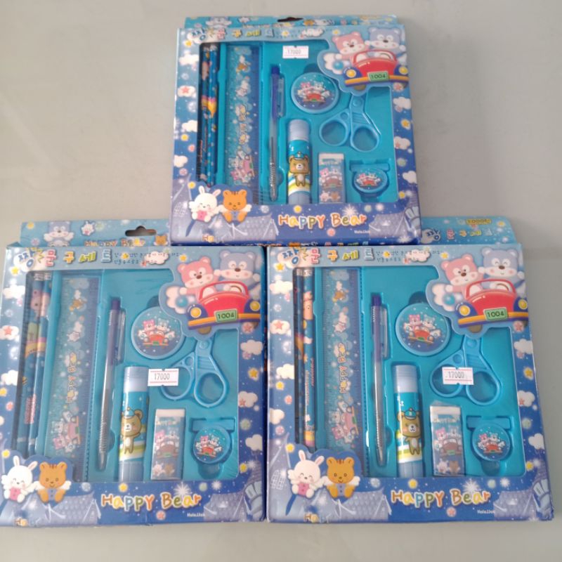 

Stationery Set 10 in 1 / 1 set Alat Tulis Lucu / Souvenir Ulang Tahun