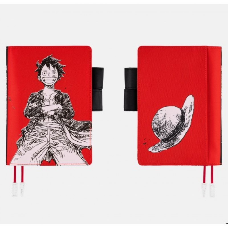 

Hobonichi Cover One Piece Straw Hat Luffy Red A6 Size