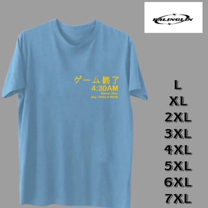 KAOS JUMBO PRIA WANITA- Kaos Jumbo Big Size Premium Katun Combed 30s