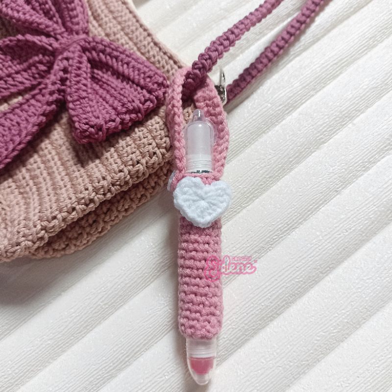 Plosa holder rajut | tempat plosa rajut | plosa case crochet