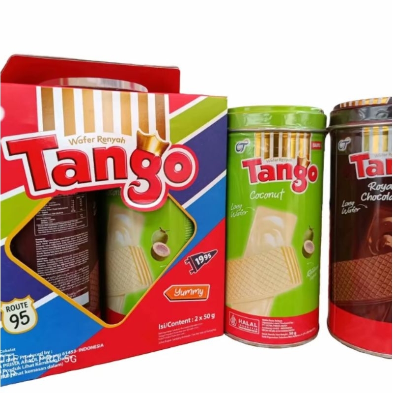 

Tango Water Renyah Tangeran Coconut Isi Content: 2.5g x 50g