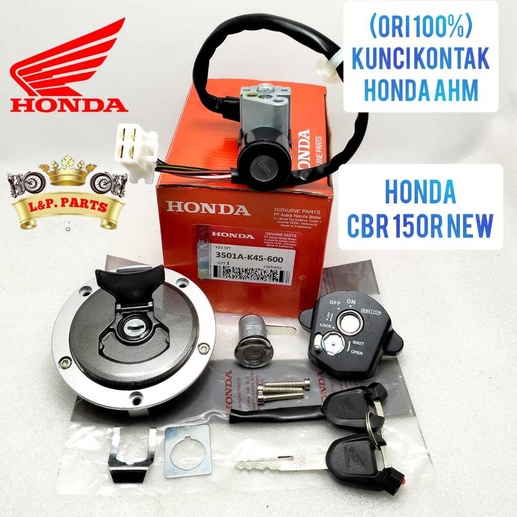 (ORI 100%) KUNCI KONTAK CBR150R NEW KUALITAS ORI HONDA AHM CBR150 R CBR 150R KEY SET KONCI KONTAK