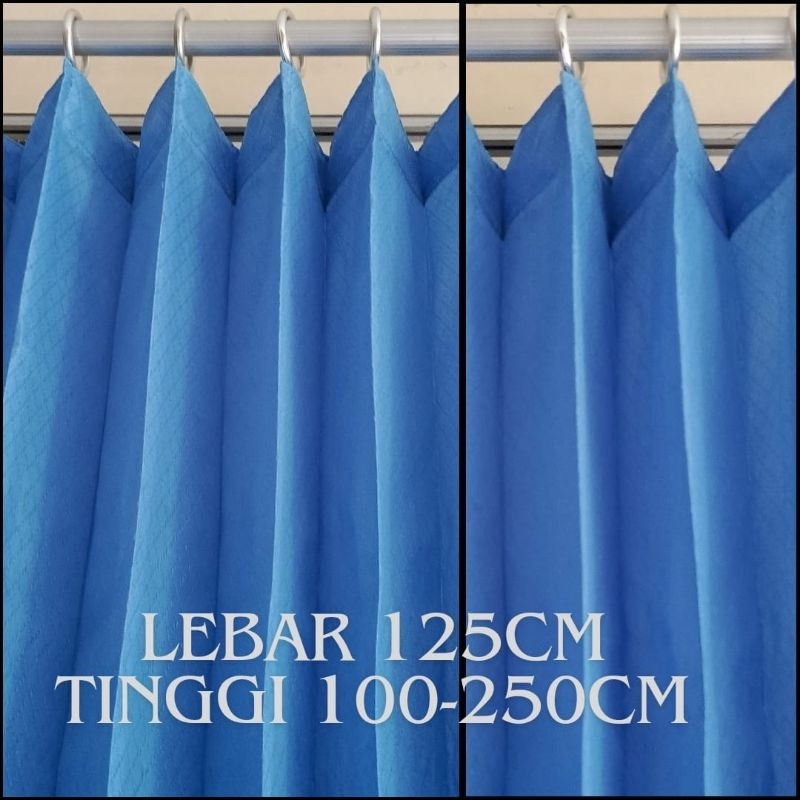 gorden biasa model prisket hordeng pintu korden jendela tirai ruang tamu gordeng kamar