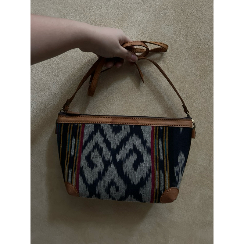 [preloved] tas jinjing batik mini - tas batik - tas fashion - tas fashion batik - tas batik wanita -