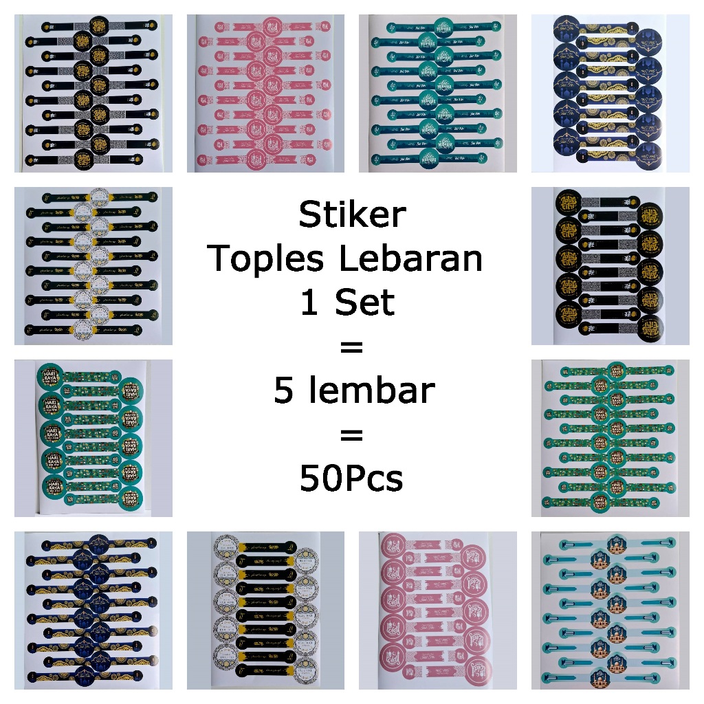 

Stiker Tempel Toples Lebaran Hari Raya Sctiker Jar Seal