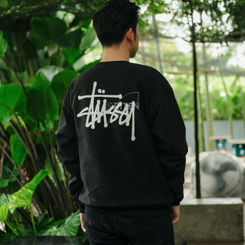 Stussy Basic Sweater Black Original