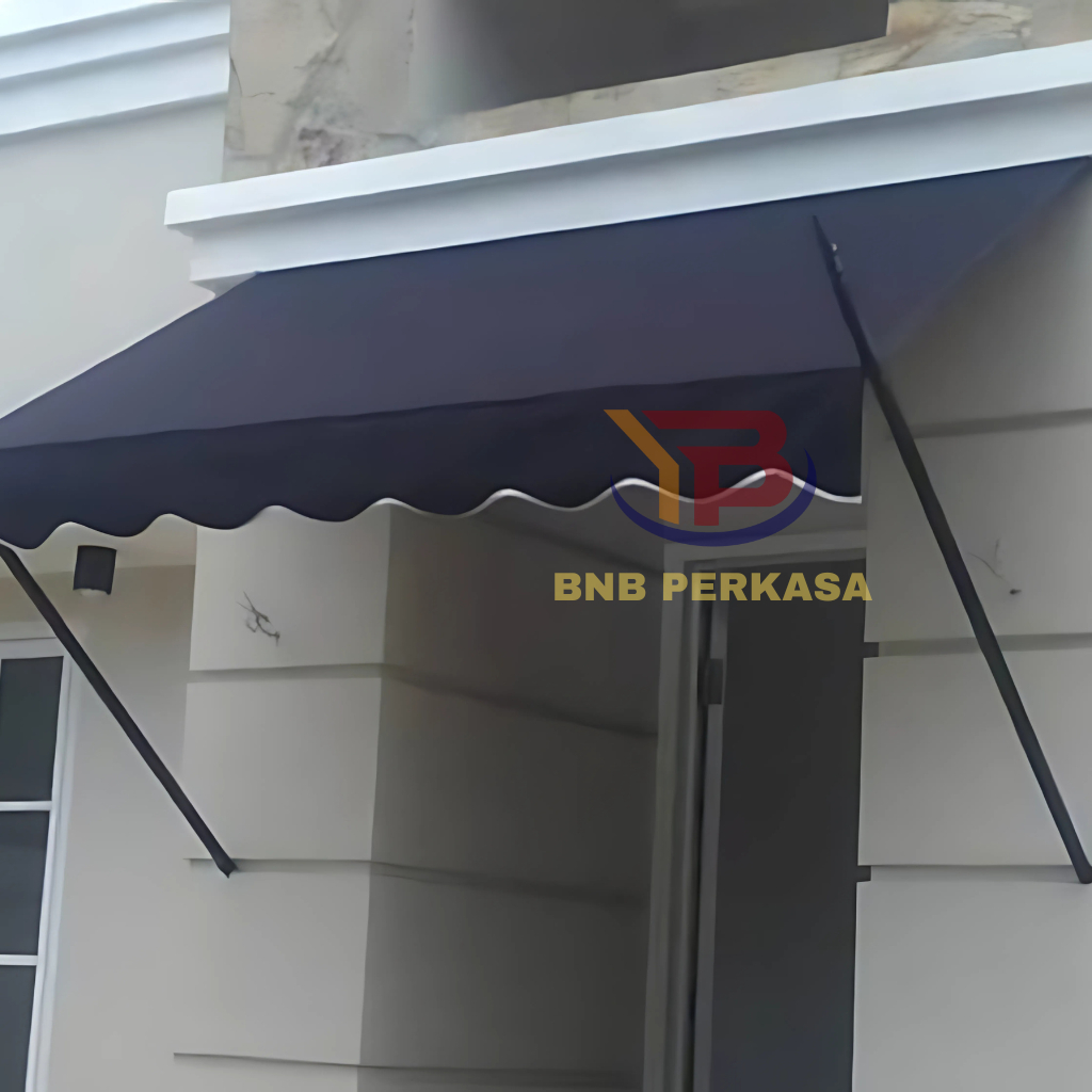 Kanopi Atap Sunbrella Kain | Besi Hollow Galvanis 3x3