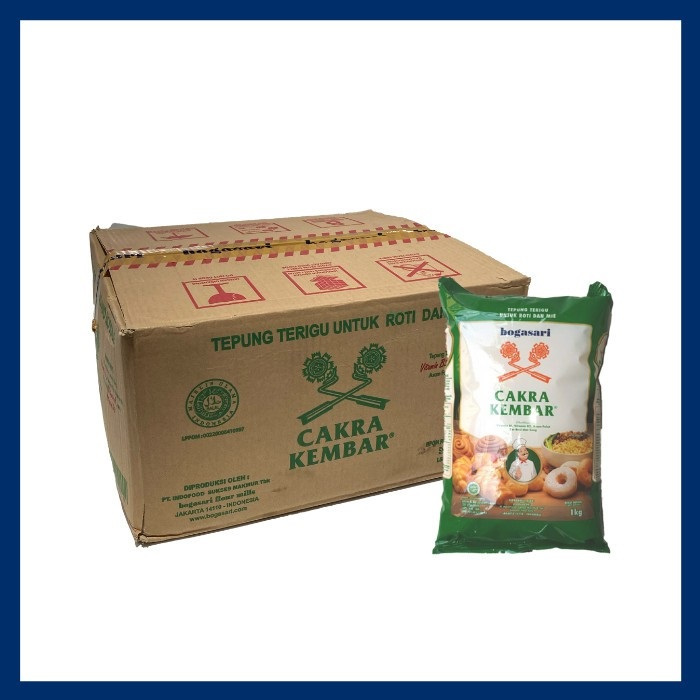 

TEPUNG CAKRA KEMBAR 1KG DUS ( 12 PCS )