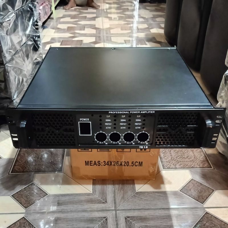 BOX Power TD 1.6 2CH & 4CH Box Power Amplifier 2U TD 1.6