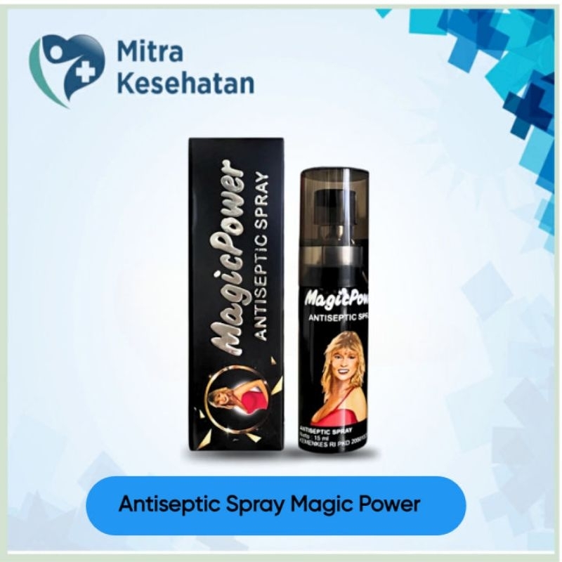 Roselina Delina Magic Power Spray Antiseptic 15 Ml / Tisu Spray Magic Power Botol 15Ml / Spray Magic
