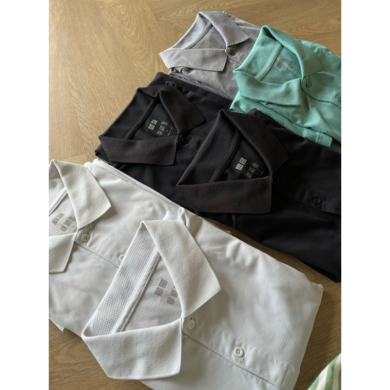 uniqlo airism katun polo men
