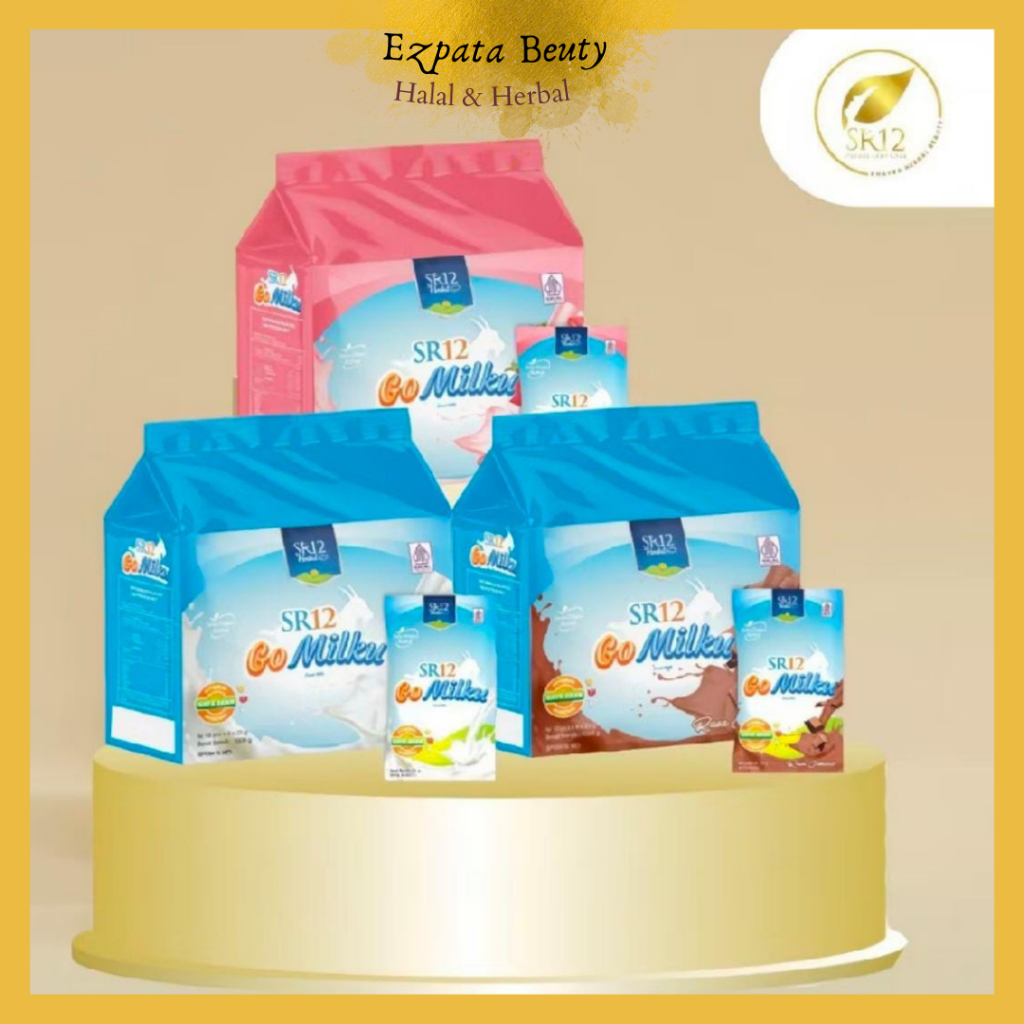 

Ezpata Beauty - GOMILKU SR12 1000 GR | kemasan 25 gram isi 40 Saset | Susu Kambing Etawa | Susu Kesehatan