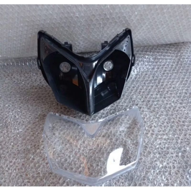 Reflektor Lampu Depan Supra X 125 Batman Custom Hitam Komplit