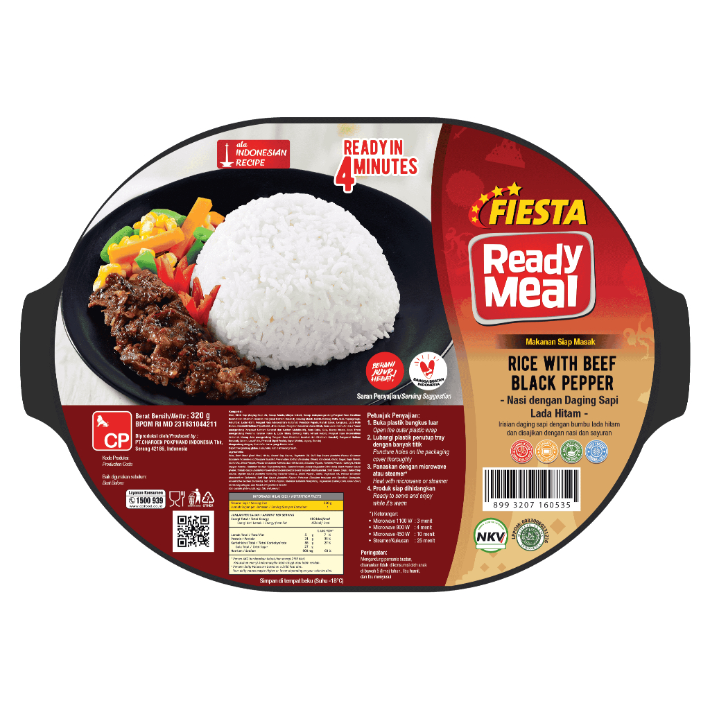 

fiesta ready meal rice with beef blackpepper