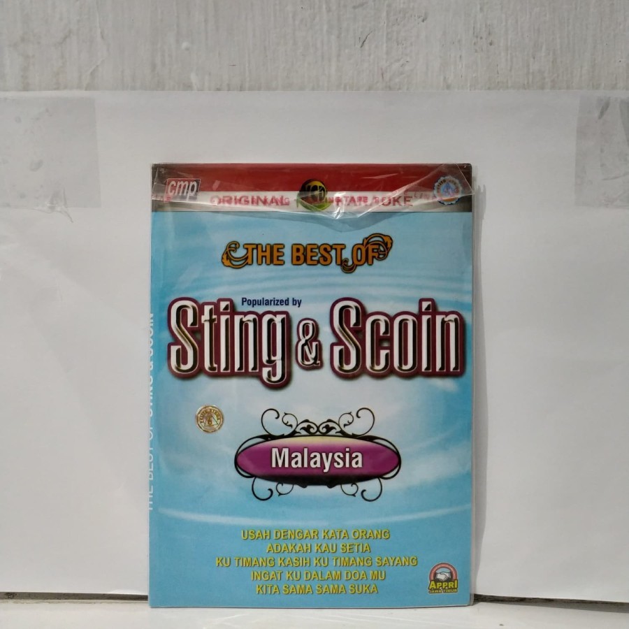 VCD Original The Best Of Sting & Scoin Malaysia