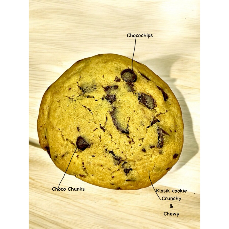 

MIN ORDER 6 PCS - Yummy Cookies - Original Klasik Soft Baked Cookies